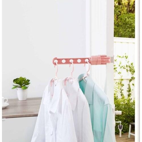 Adjustable Indoor Plastic Hangers Windowsill Drying Clothes Racks Balcony Window Drying Rack Storage Coat Hooks loop Portable