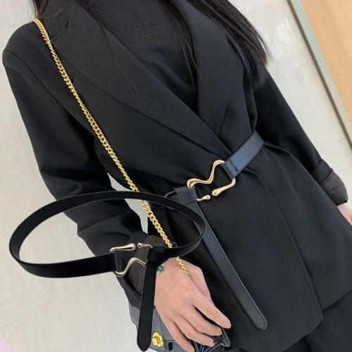 Belts for Women Belt Gold Pin Female Belts Black Brown Leisure Belts for Lady Party Culb Dress