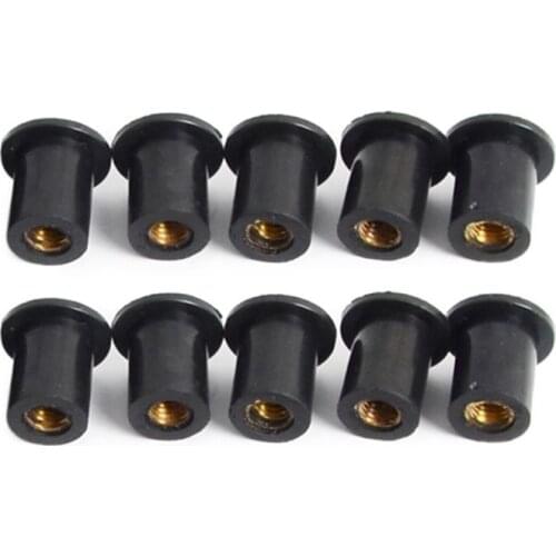 M4/M5/M6 Rubber Well Nuts Blind Fastener Windscreen Windshield Fairing Cowl F19A