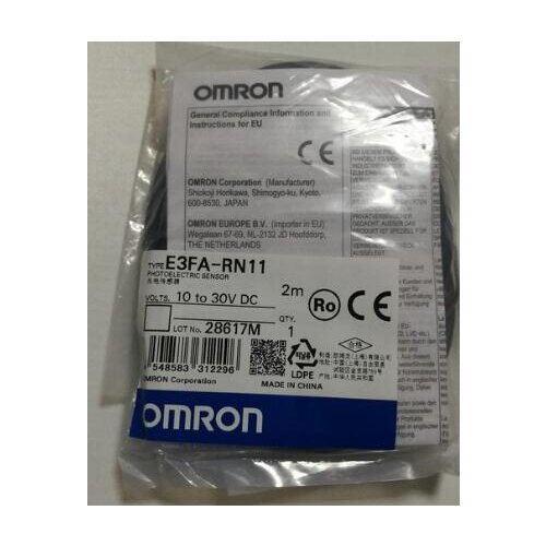 Photoelectric switch E3FA-RN11 2M BY OMS E3FA9001E ABS | 100-4000mm | NPN