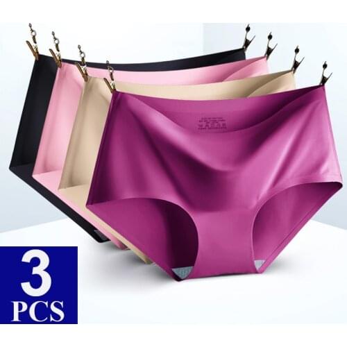 0.99$/PC 3Pcs/Set Seamless Panties Women Panties Sexy Underwear Women Briefs Underpants Invisible Sexy Lingerie String Femme