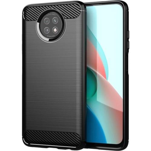 Shockproof Carbon Fiber Cover For Xiaomi Redmi Note 9T 5G Case Redmi Note 9T 5G Silicone Back Case For Redmi Note 9T 5G Funda