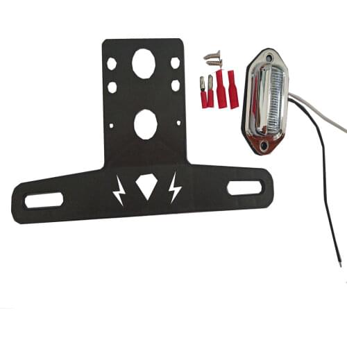UTV License Plate Holder with LED Light Street Legal fits Truck RV Snowmobile Golf Cart Boat ATV Polaris Can-Am Maverick X3