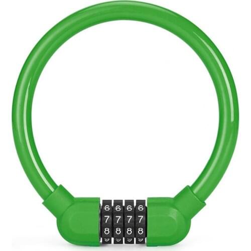 Bicycle Lock Portable Anti-theft Security Bicycle Password Ring Lock Mountain Bike Bicycle Ring Lock