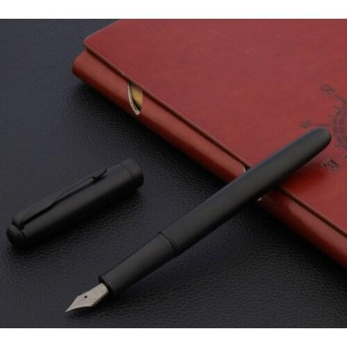 High quality JinHao 75 matte black classic Feather Arrow Gun gray gift Fountain Pen Stationery Office school supplies Writing