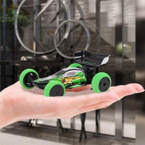 1/32 2.4G 6CH RC Car Mini Trick Car With LED Light Radio control Small Fashion RC Car Toys Kids Gifts With Transmitter