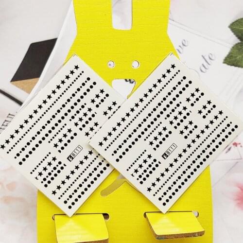 2pc Stickers for Nails Star Black Dot Line Design Nail Art Decorations Manicure Decor Watercolor Nail Decal Stickers Accessoires