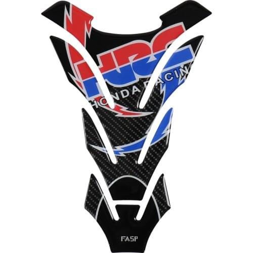 5D Real Carbon Fiber Motorcycle Tank Pad Sticker Decal Emblem for Honda CBR300 CBR600 CBR500R CBR600RR 1000RR xl650R