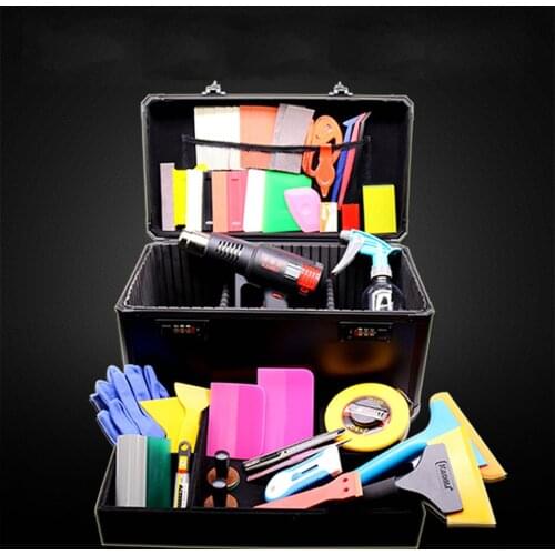 Vehicle Car Vinyl Wrap Tool Kit, Window Glass Protective Film Tint Tool Set, Window Tint Application Tools Kit KDL-13