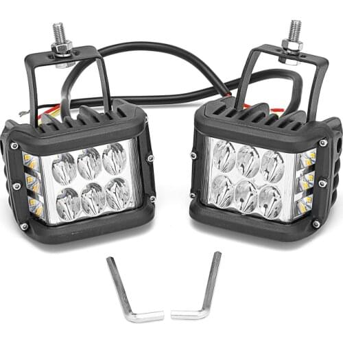 Car Accessories For Truck Boat Headlight And ATV Led Bar 2PCS 60W LED Work Light Bar Off-Road Driving Fog Lamp