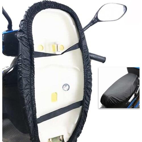 Seat Covers Motorcycle Scooter Seat Cover Waterproof Snow Cover Sunshade Anti Dust UV Rain Cushion Mat Oxford Cloth M/L/XL