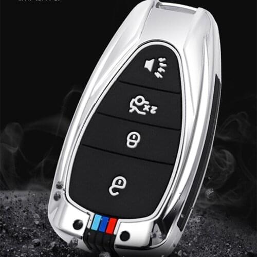 Zinc Alloy Remote Key Case Cover For Chevrolet Chevy Camaro Malibu Cruze Spark Volt Bolt Trax Sonic Key Case Keychain Protector