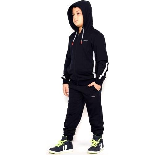 Childrens Tracksuit Set Hooded 4 Season Wearable