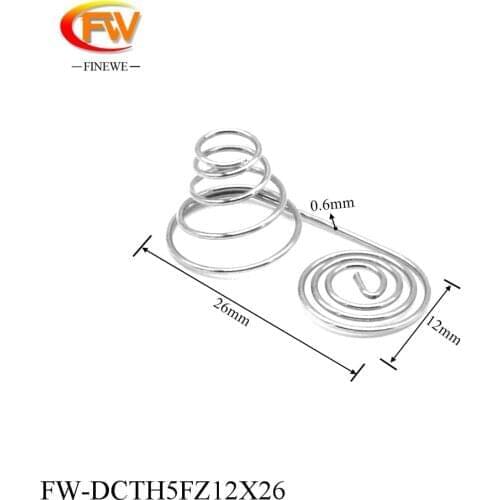 FINEWE 20-100PCS AA Battery Positive Negative Conversion Spring Contact Plate AA Battery Spring