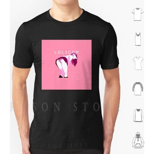 Sexy Anime Aesthetic-Lolicon T Shirt Cotton Men Diy Print Anime Sexy Aesthetic Loli Pink Girls Hentai Manga Japan