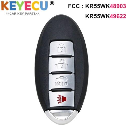 KEYECU Smart Remote Key for NISSAN Altima Teana Maxima MURANO for Infiniti G25 G35 G37 Q60 FX35 FX37 QX70 FX50 315Mhz ID46