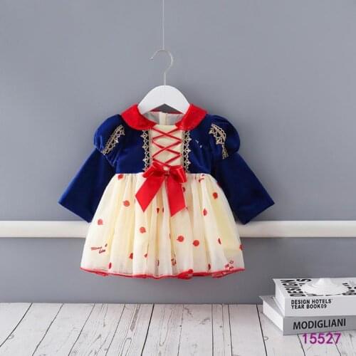 0-4Yrs Toddler Kids Girls Princess Dress Lace Bow Wedding Birthday Party Dress Pageant Children Clothing Kids Costumes A638