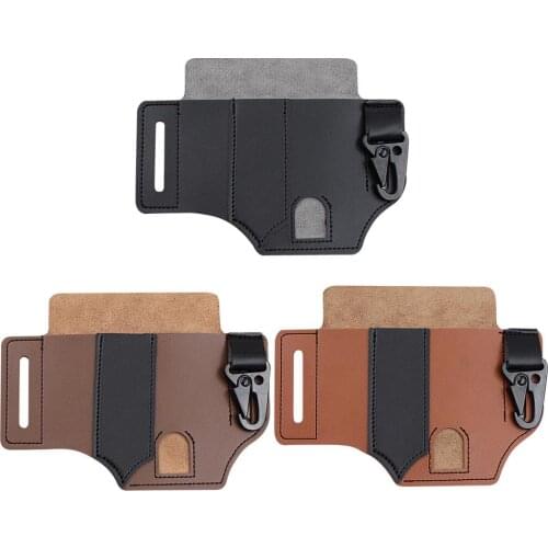 Multitool Leather Sheath EDC Pocket Organizer with Key Holder for Belt and Flashlight Outdoor Tools EDC Gear outdoor activities