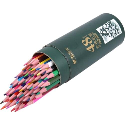 18/24/36/48 Colors Water Color Pencil Set Soluble Pencil For Artist Drawing Painting Sketch Colored Pencils Art School Supplies