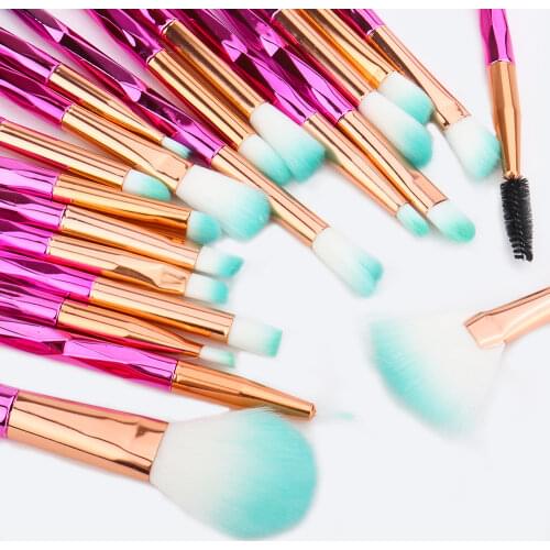 20Pcs Makeup Brush Set Cosmetic Powder Eye Shadow Foundation Blush Blending Beauty Tool Eye Brow Make Up Kit Tool for Women