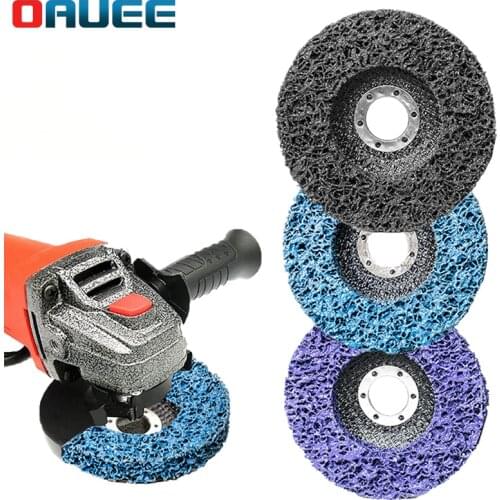 Poly Strip Disc Abrasive Wheel Paint Rust Remover Clean Grinding Wheels For Motorcycles Durable Angle Grinder Car 125mm/155mm