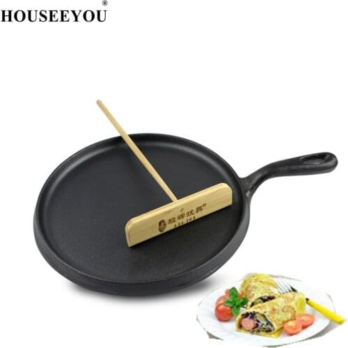 24cm Round Pancake Pan Non Stick Modern Kitchen Utensils Cast Iron High Quality Frying Pan Layer Cake Steak Omelette Pans
