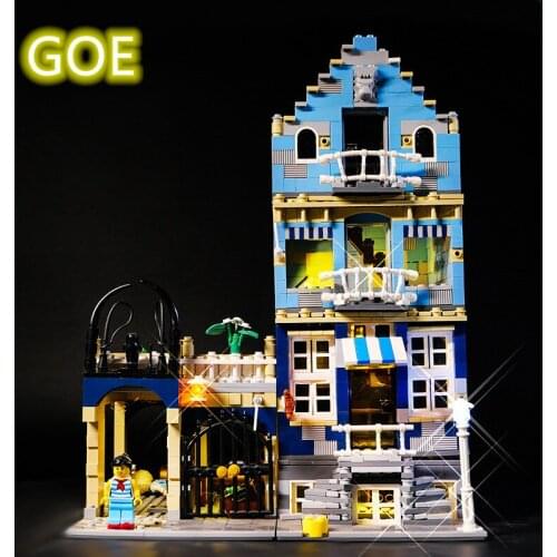 LED light kit for lego 10190 Compatible With European Market street Model Blocks(Only LED Light included)