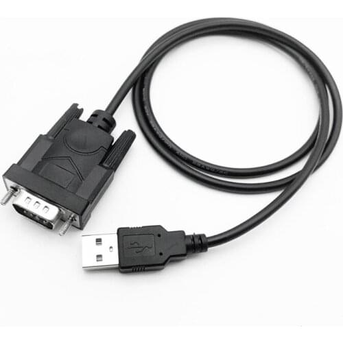 USB to RS232 Serial Port 9 Pin USB to DB9 Cable Serial COM Port Adapter Convertor For PC Wholesale 100pcs/lot
