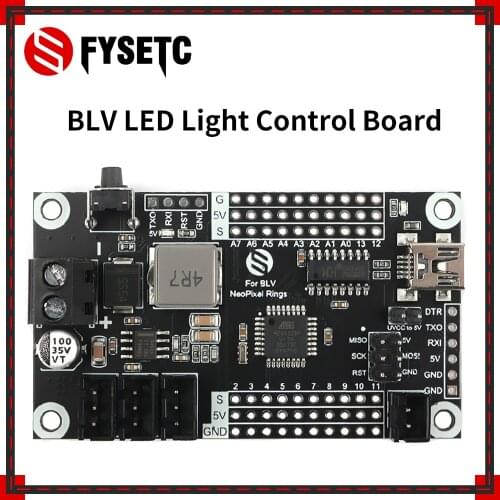 FYSETC 3d Printer Parts Led light Control board Mother Board Main Board For BLV Mgn Cube Designed By Ben Levi