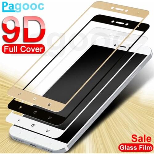9D Tempered Glass on For Xiaomi Redmi Note 4 4X 5 5A Pro Screen Protector Safety Glass on the Redmi 4A 4X 5A 5 Plus S2 Film Case