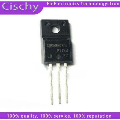 10PCS IRGIB15B60KD1 GIB15B60KD1 TO-220F In Stock