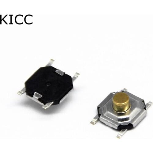 100Pcs Touch micro switch Copper 4*4*2.3MM 4X4X2.3MM SMD4