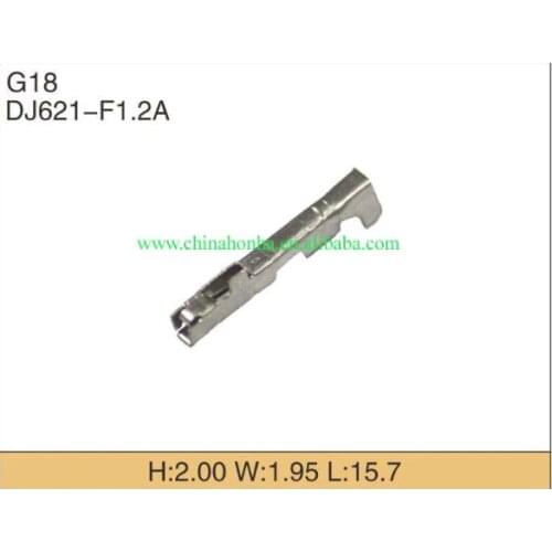 Free shipping 100pcs Auto car splices wiring loose terminal crimp terminal pins Tinned terminalDJ621-F1.2A