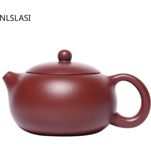 Yixing tea pot purple clay xishi teapot beauty Handmade kettle Dahongpao tea set Chinese Teaware Authentic 188 ball hole 260ml