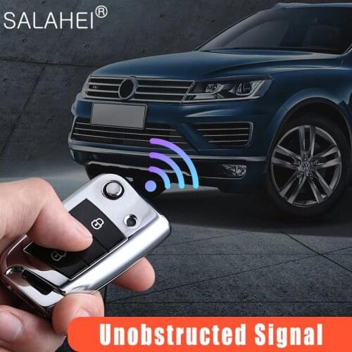 Car Folding Key Case Cover For VW Golf 8 Mk8 2020 Bora Jetta POLO Passat Skoda Octevia A5 Fabia Seat Leon Golf-7 Tiguan-L B8 Gte