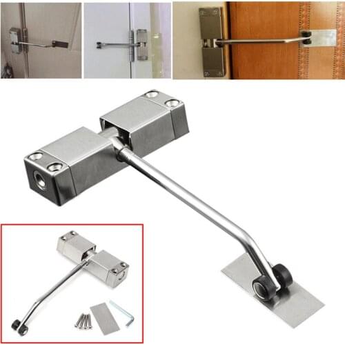 20-40kg Automatic Mounted Spring Door Closer Stainless Steel Adjustable Surface Door Closer