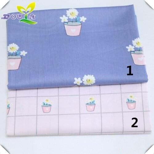 Cotton cloth sun flower garden style plant calico cotton bed linen quilt sleeve handmade cotton apron