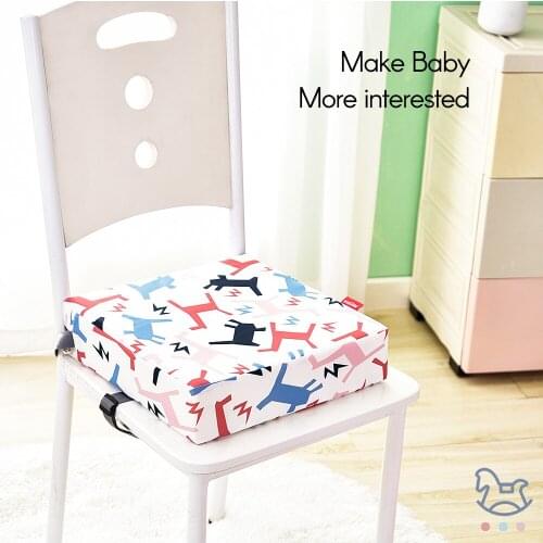 Insular Baby Chair Booster S-quare Booster Seat Dining Chair Washable Thick Increasing Cushion for Baby Highchair Pad CushionPad