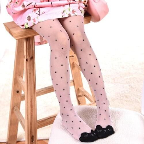 Girl Tights Childrens Sheer Stockings For Girls Kids Baby Pantyhose Cartoon Characters Thin Tight 2021 Summer girls pantyhose