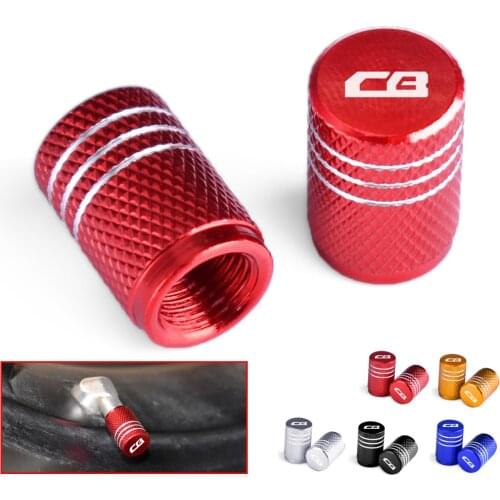 For Honda CB500X CB500F CB599 CB600F CB750 Motorcycle Tire Air Valve Caps Moto Wheel Tyre Dust Stems Cover CB 500 599 600 750