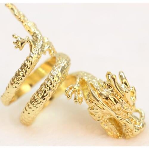 Fashion Chinese dragon rings, Beautiful animal rings design for Unisex