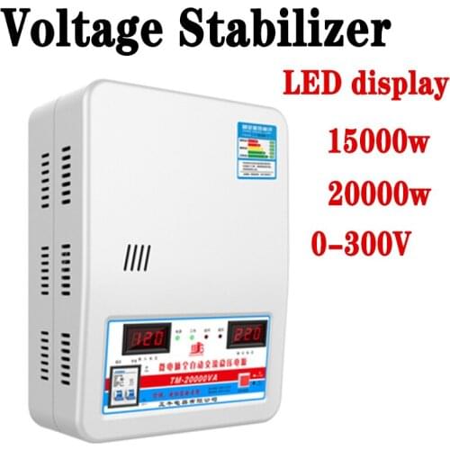 Voltage Stabilizer With Input Voltage 120V-270V andOutput Household Automatic Stabilized Power Supply Tool TM-15000VA
