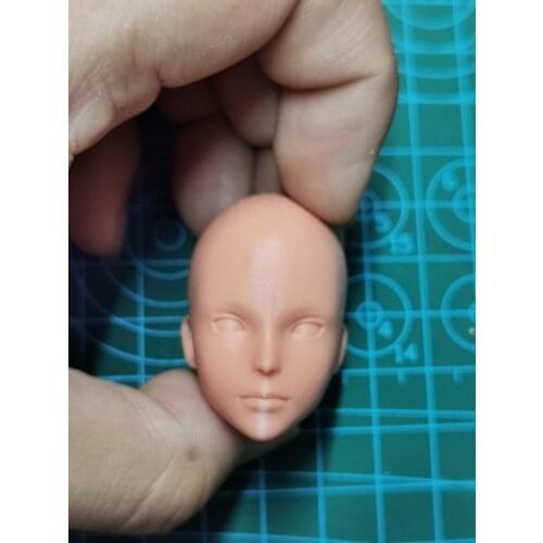 1/6 Scale Sister Nier 2B Girl Beauty Unpainted Head Model for 12''Body DIY