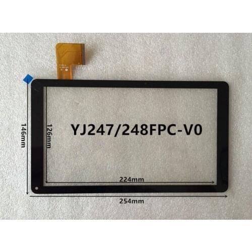 New For 10.1" YJ247/248FPC-V1 Tablet Touch Screen Touch Panel digitizer glass Sensor Replacement Free Shipping