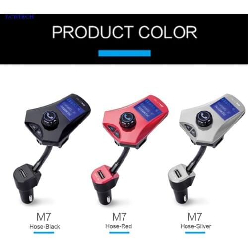 New Car Wireless Handsfree MP3 Player FM Transmitter Modulator USB Charger Hands-free Calls Support An External TF Card U Disk