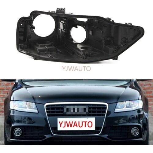 Headlight Base For Audi A4L B8 2009 ~ 2012 Headlamp House Car Rear Base Front Auto Headlight Back House