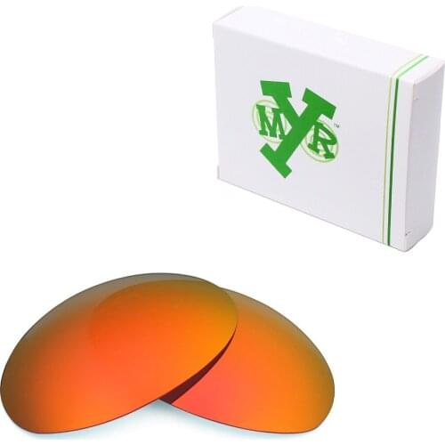 Mryok POLARIZED Replacement Lenses for Oakley Romeo 1 Sunglasses Fire Red