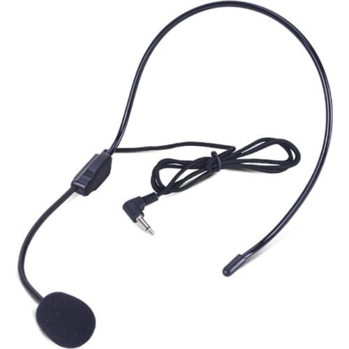 Wired Microphone Multi-function Loudspeaker Unidirectional Headset Microphone Noise Cancelling Microphone 3.5m Audio Head