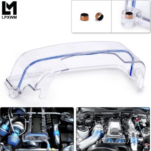 Turbo Cam Pulley Timing Belt Cover Clear For 2JZ Toyota Supra Aristo JZZ31 JZA80 JZS147 JZX91 Lexus SC300 IS300 6332