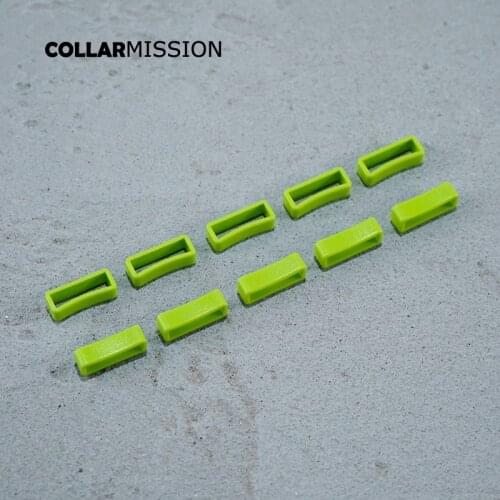 Lightweight and durable craft plastic anti-iron fixing ring DIY dog collar parts 15mm light green SK15SJ08